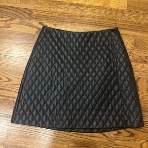 Aritzia Sunday best Flynn leather skirt